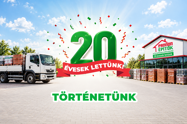 20 éves a Pannon Építők – Két évtized az országos építőanyag-kereskedelmi közösség építésében